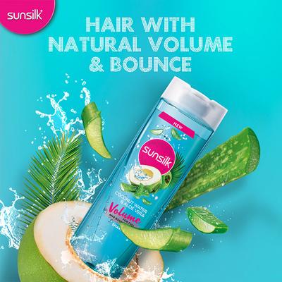 Sunsilk Coconut Water & Aloe Vera Volume For Full And Bouncy Hair Shampoo 370ml - Shampoos