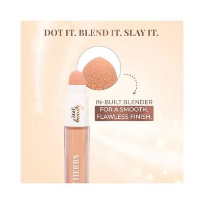 Just Herbs Spot Brightening And Correcting Full Coverage Face Make Up Concealer, Porcelain 6 ml - Concealer