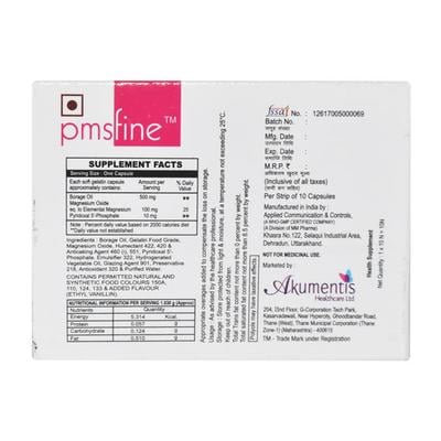 Pmsfine Capsule 10'S - Supplements-Vam