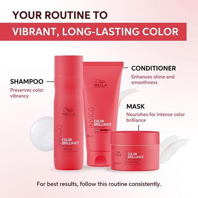 Wella Professionals INVIGO COLOR BRILLIANCE Conditioner, for coarse hair 200 ml - Conditioners