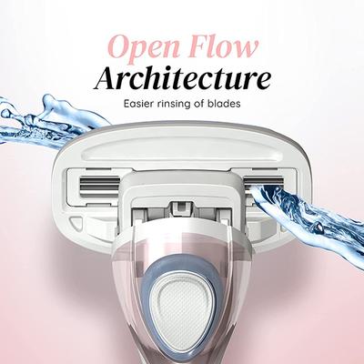 LetsShave Evior 3 Sensitive Shaving Razor + Whipped Shave Cream 150 gm - Women - Shaving & Hair Removal