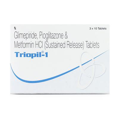 Triopil 1mg Tablet 10'S - Diabetes-Ant