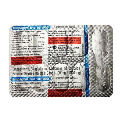 EMPAGLYN TRIO 10/1000 Tablet 10's - Diabetes-Ant