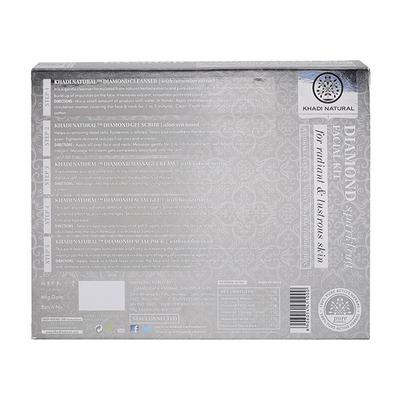 KHADI NATURAL DIAMOND MINI FACIAL KIT 75 gm - Facial Kits
