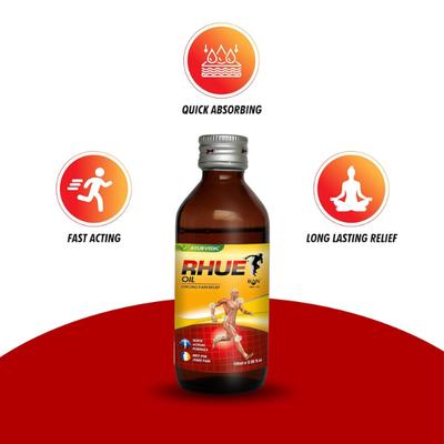 Ban Labs Rhue Strong Pain Relief Oil 100 ml - Speciality Medicines