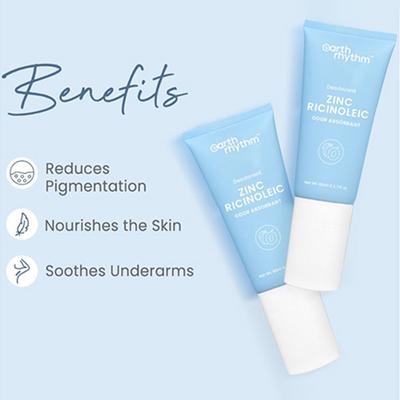 Earth Rhythm Odour Absorbant Deodorant 80 ml - Deodorants/Roll-Ons