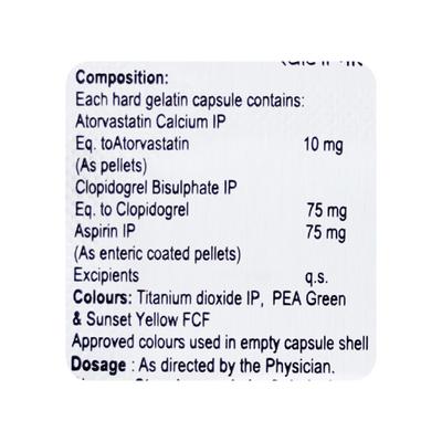 STATIGA GOLD 10 Capsule 10's - High Cholesterol-Dys