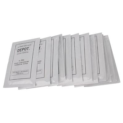 Depot 504 Beard & Moustache Cleansing Wipes 100 ml - Facial Wipes & Tissues