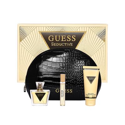 Guess Seductive For Women Set (Eau De Toilette 75Ml + Travel Spray 15Ml + Body Lotion 100Ml + Pouch) 1's - Makeup Kits & Sets