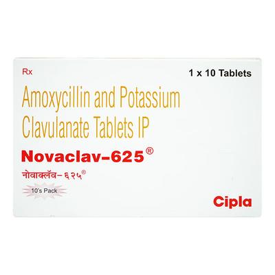 NOVACLAV 625mg Tablet 10's - Bacterial Infections-Pen
