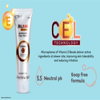 BILUMA ADVANCE SKIN BRIGHTENING Face Wash 100ml - Lotions & Creams