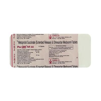 Pinom M 50mg Tablet 10'S - Hypertension-Ang