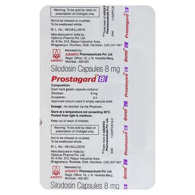 Prostagard 8mg Capsule 10'S - Bladder And Prostate Disorders-Dru