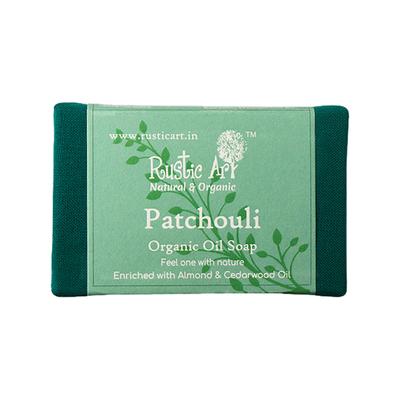 Rustic Art Organic Handmade Patchouli Soap 100 gm - Soaps