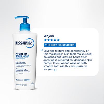 Bioderma Atoderm Creme Ultra-Nourishing - Moisturizer For Normal To Sensitive Dry Skin 500 ml - Face Moisturizers