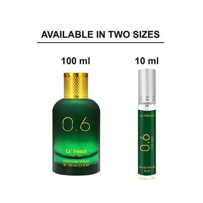La French 0.6 Eau De Parfum for Men 10 ml - Men Perfumes (Edt/Edp)