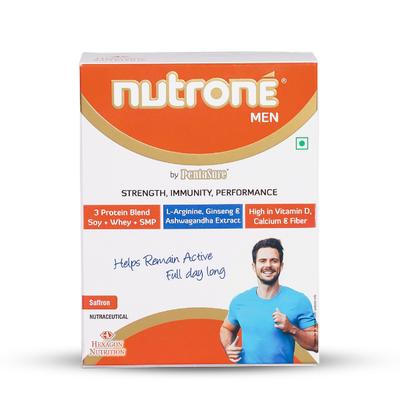 Nutrone Men Powder - Saffron Flavour (with Free Shaker) 300 gm - Multi-Vitamins