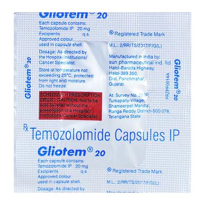 Gliotem 250mg Capsule 1's - Cancer Oncology-Cyt