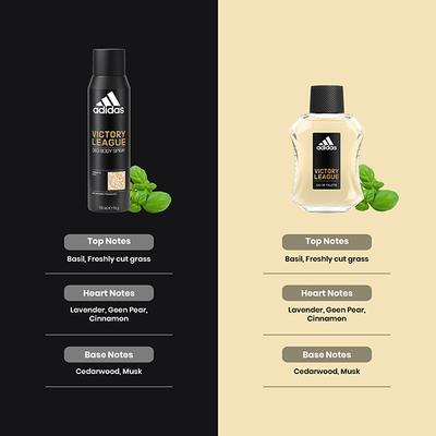 Adidas Victory League Eau De Toilette 100ml + Deodorant Spray 150ml 2's - Men Deodorants/Roll-Ons
