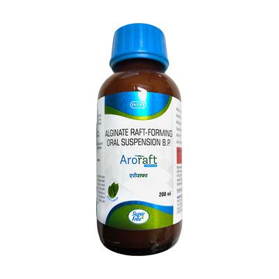 ARORAFT SUGAR FREE MINT FLAVOUR Oral Suspension 200ml - Ulcer/Reflux/Flatulence-Aaa