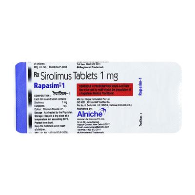 Rapasim 1mg Tablet 10'S - Auto Immune Disease-Imm