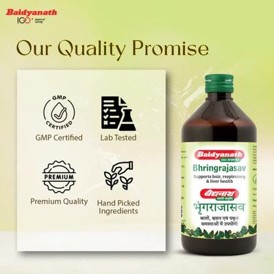 Baidyanath Bhringrajasav Syrup 450 ml - Speciality Medicines