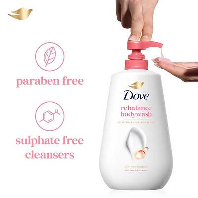 Dove Revitalizing Body Wash With Scented Peach & Vitamin C 800 ml - Shower Gels & Body Wash