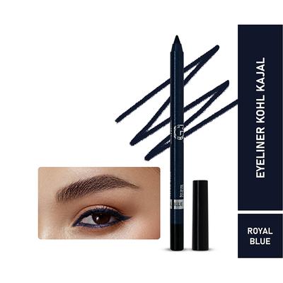 Matt Look Single Stroke Eyeliner Kohl Kajal 24 Hours Smudgeproof Royal-Blue 1.3 gm - Kajal & Kohls