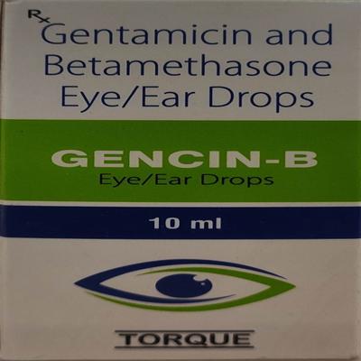 Gencin B Eye/Ear Drops 10ml - Eye Infections-Eaa