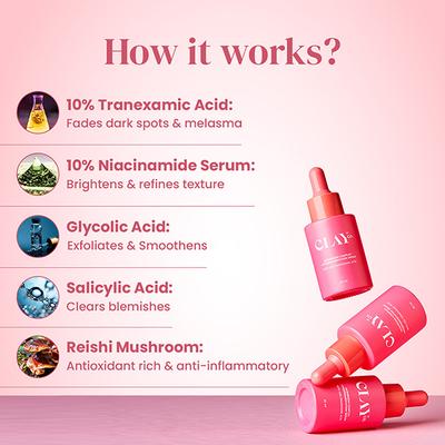 Clayco Hyperpigmentation Mushroom Complex Serum 30 ml - Under Eye Creams & Serums