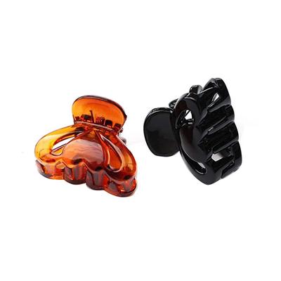 Basicare Mini Claw Clip, Black + Black 2's - Hair Clips/Bands