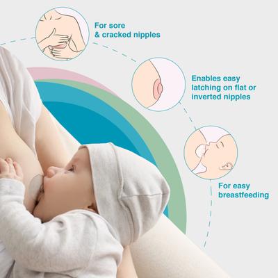 Vega Baby & Mom Nipple Shield 13-16mm Nipple Diameter 1's - Breast Pads & Shields