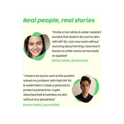 PLIX Watermelon Invisible Sunscreen Stick with SPF 50 PA +++, UVA & UVB Shield, No White Cast, Water Resistant, Intense Hydration, Quick Absorbing for Men & Women 15 gm - Face Sunscreen