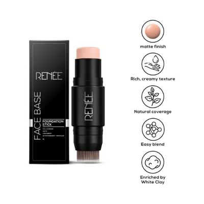 Renee Face Base Foundation Stick - Frappe 8 gm - Foundation