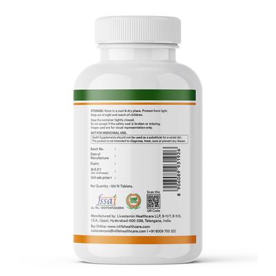 Inlife Calcium, Zinc, Magnesium, Vitamin D2 + K2 Tablet 120's - Calcium And Minerals