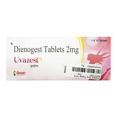 Uvazest 2mg Tablet 10'S - Contraception-Ora