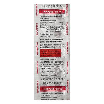 INAPURE ER 10 Tablet 10's - Angina