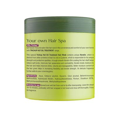 Trichup Keratin Hot Oil Treatment Hair Mask Damage Repair 500ml - Hair Masks & Packs