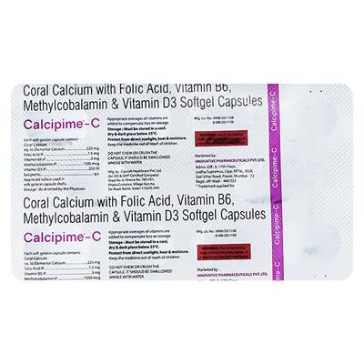 CALCIPIME C Softgel 10's - Supplements-Vam