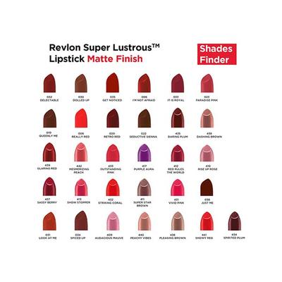 Revlon Super Lustrous Lipstick- Bold Matte-Pleasing Brown 4.2 gm - Lipsticks