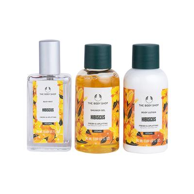 The Body Shop Hibiscus Shower Gel, Body Lotion & Body Mist Gift Set 118 ml - Bath Kits & Sets