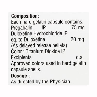 PREGATRON D Capsule 10's - Neuropathic Pain-Dru
