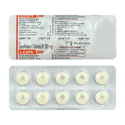 Leon 250mg Tablet 10'S - Bacterial Infections-Qui