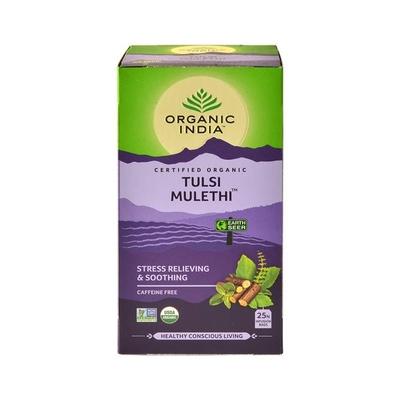 Organic India Tulsi Mulethi Tea Bag 25's - Teas