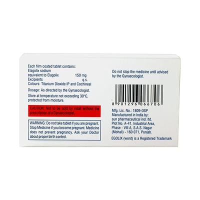 EGOLIX 150 Tablet 10's - Uterus Conditions-Dut