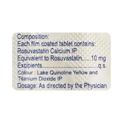 ROSUAID 10 Tablet 10's - High Cholesterol-Dys