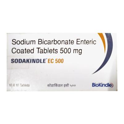 SODAKINDLE EC 500 Tablet 10's - Ulcer/Reflux/Flatulence-Aaa