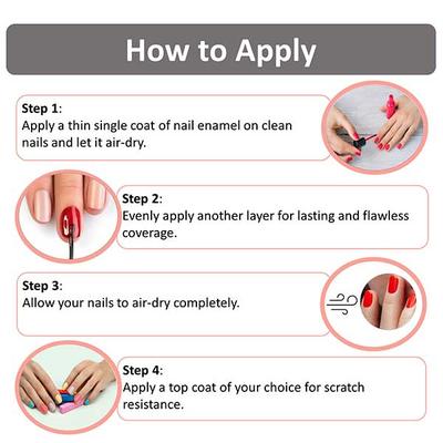 Glimmer Premium Nail Enamel Choco Brown 10 ml - Nail Polish