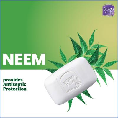 Boro Plus Antiseptic Moisturising Soap - Neem, Tulsi & Aloe Vera (Pack of 6 x 125 gm) - Personal Care (Ayush)