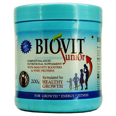 BIOVIT JUNIOR CHOCOLATE FLAVOUR Powder 200gm - Supplements-Vam